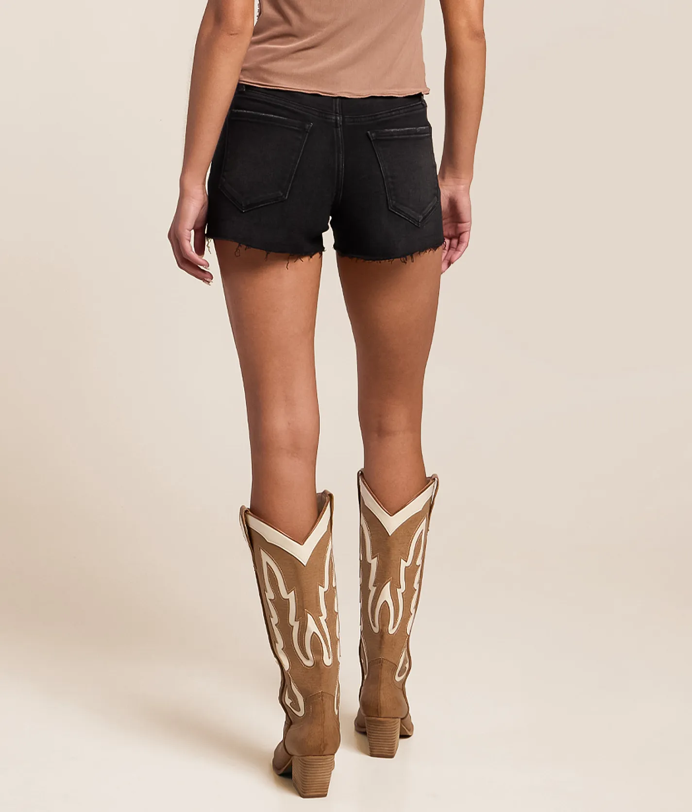 VERVET by Flying Monkey Holly Mid-Rise Stretch Short Calm Best