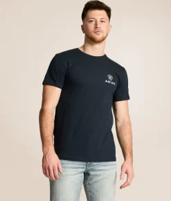 Tops|Graphic T-Shirts | Ariat Hombre Freedom T-Shirt New Navy