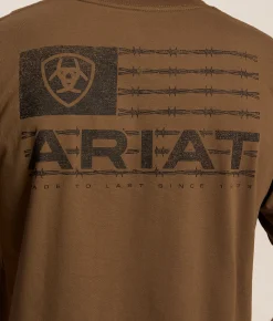 Ariat Hombre Freedom T-Shirt Teak Discount