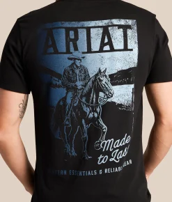 Tops|Graphic T-Shirts | Ariat Hombre Way T-Shirt Black