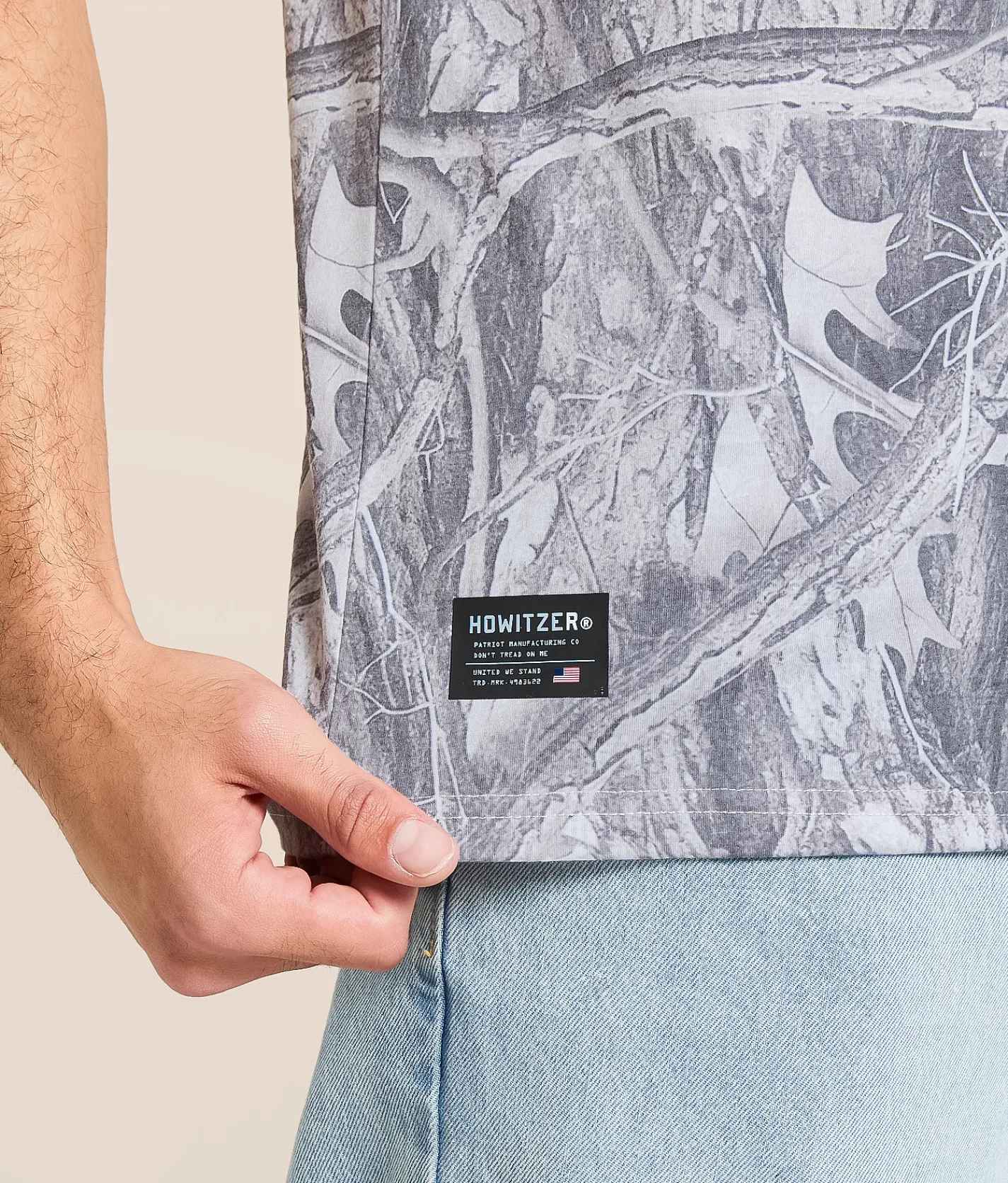 Tops|Graphic T-Shirts | Howitzer Home Of The Brave T-Shirt White