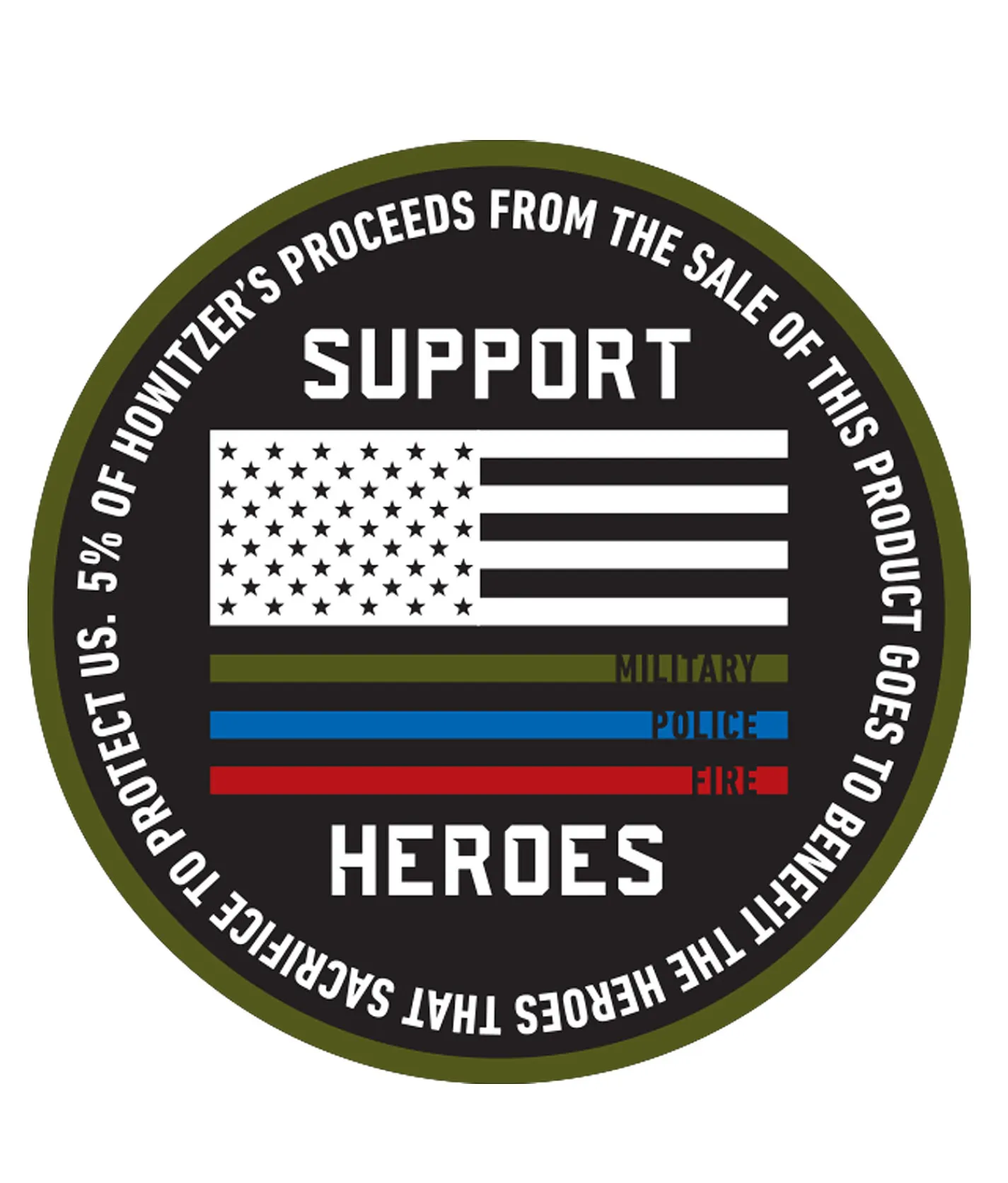 Tops|Graphic T-Shirts | Howitzer Home Of The Brave T-Shirt White