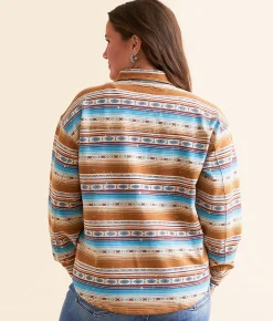 Ariat Hometown Henley Pullover Fallon Serape New
