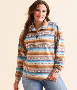 Ariat Hometown Henley Pullover Fallon Serape New