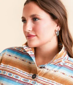 Ariat Hometown Henley Pullover Fallon Serape New