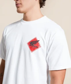 Tops|Graphic T-Shirts | CPTN Honda Debut T-Shirt White