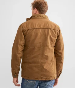 BKE Hooded Canvas Jacket Tobacco Online
