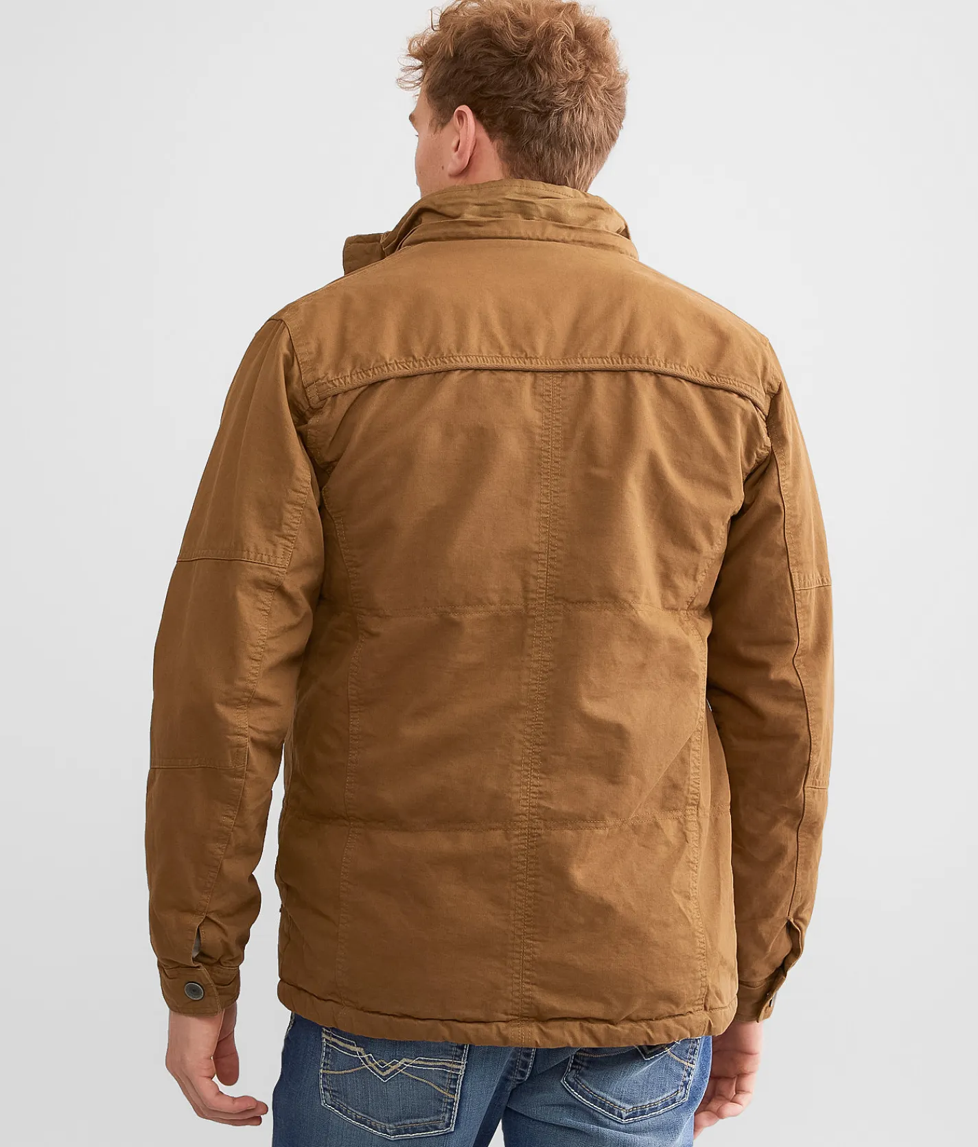 BKE Hooded Canvas Jacket Tobacco Online