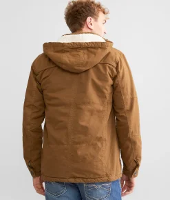 BKE Hooded Canvas Jacket Tobacco Online