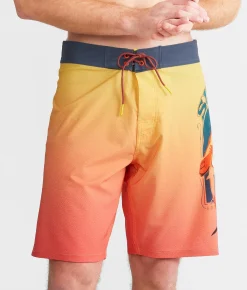 Sullen Hooked Up Stretch Boardshort Orange Sale