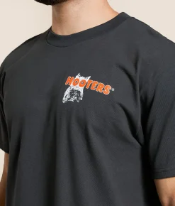 Tops|Graphic T-Shirts | Ripple Junction® Hooters 92 Calendar T-Shirt Black Pigment Dye
