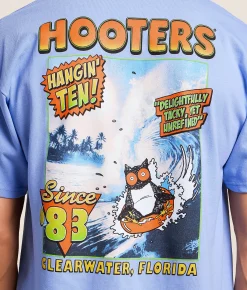 Tops|Graphic T-Shirts | Ripple Junction Hooters Clear Water T-Shirt Violet