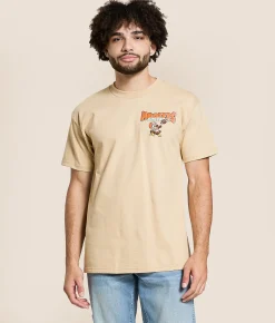 Tops|Graphic T-Shirts | Ripple Junction® Hooters Football T-Shirt Sand