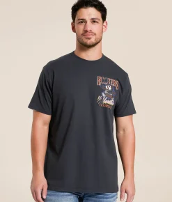 Tops|Graphic T-Shirts | Ripple Junction® Hooters® Half Marathon T-Shirt Pigment Dye Black