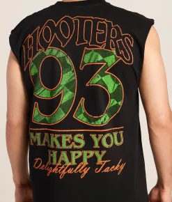 Tops | Ripple Junction Hooters 93 Muscle Tank Top Black