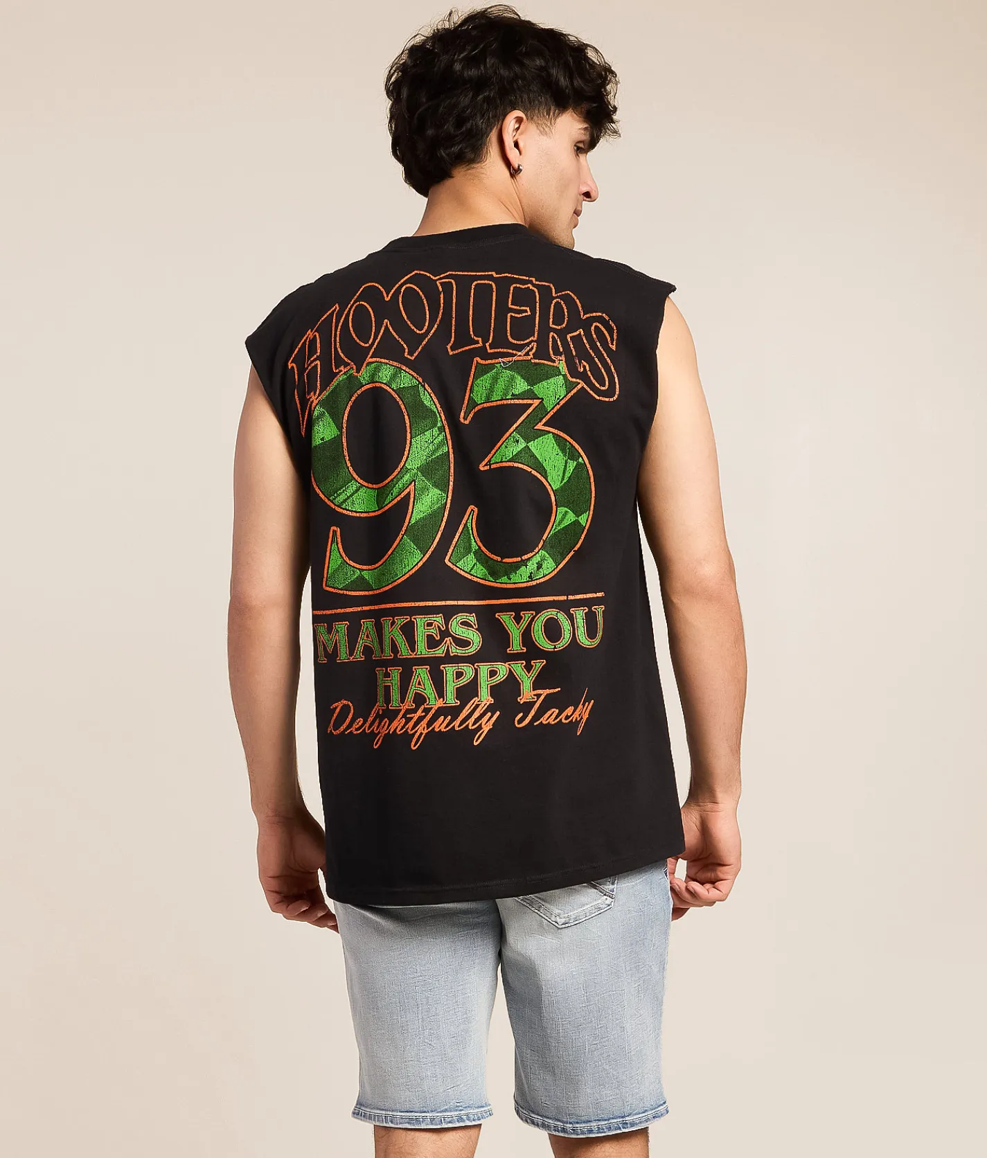 Tops | Ripple Junction Hooters 93 Muscle Tank Top Black