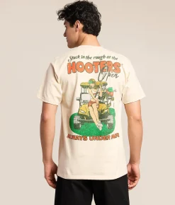 Graphic T-Shirts | Ripple Junction Hooters Open T-Shirt Natural