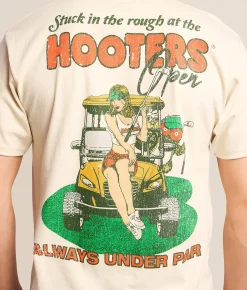 Graphic T-Shirts | Ripple Junction Hooters Open T-Shirt Natural