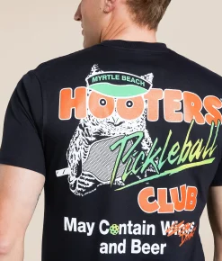Tops|Graphic T-Shirts | Ripple Junction® Hooters Pickleball Club T-Shirt Black