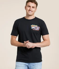 Graphic T-Shirts | Ripple Junction® Hooters Pitstop T-Shirt Black