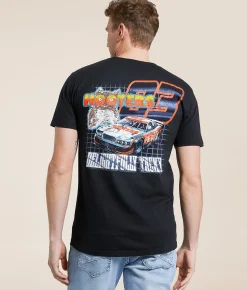 Graphic T-Shirts | Ripple Junction® Hooters Pitstop T-Shirt Black