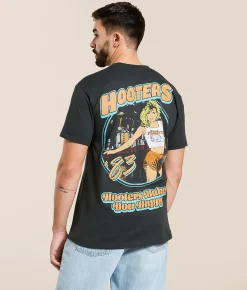 Ripple Junction® Hooters 83 T-Shirt Black Online