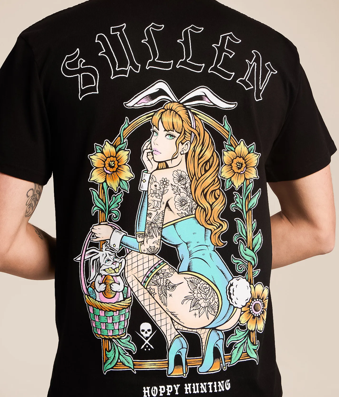 Sullen Hoppy Hunting T-Shirt Jet Black Sale
