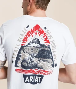 Ariat Horizon Arrowhead T-Shirt White Outlet