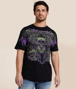 Graphic T-Shirts | Affliction Horror Swarm T-Shirt Black