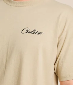 Tops|Graphic T-Shirts | Pendleton Horseback Rider T-Shirt Sand