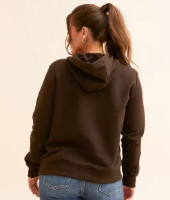 Tops | Wrangler® Horse Hooded Sweatshirt Chocolate Torte