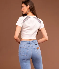 Tops | Sterling & Stitch Horseshoe Hanky T-Shirt White