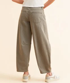 KanCan Signature Horseshoe Stretch Jean Dark Tan Hot