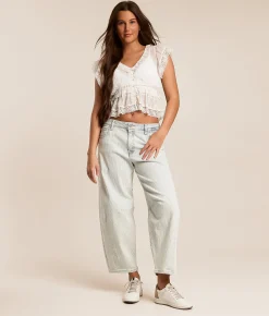 KanCan Signature Horseshoe Striped Stretch Jean Judith Hot