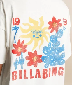 Billabong Hot Haze Oversized T-Shirt Salt Crystal Discount