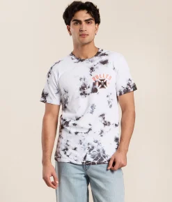 Tops|Graphic T-Shirts | Sullen Hot Wheels T-Shirt White Black Crystal Wash
