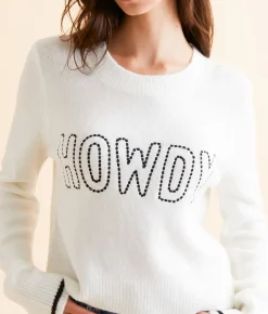 Z Supply Howdy Milan Sweater Sea Salt Hot