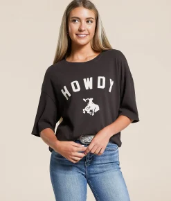 Tops | Z Supply Howdy Socal T-Shirt Black Sands