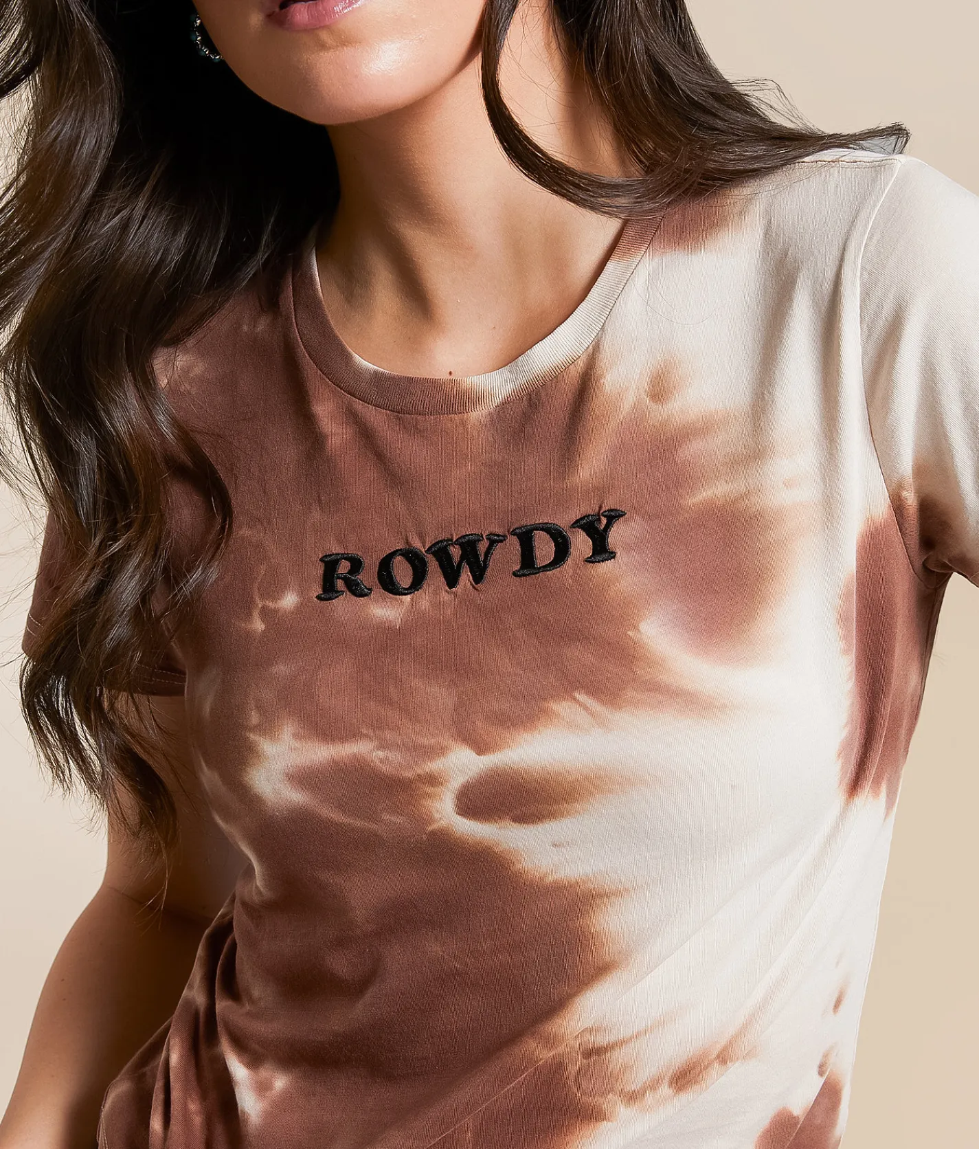 Tops | Goodie Two Sleeves Howdy T-Shirt Brown