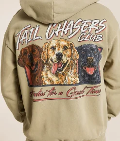 Tail Chasers Club Howlin' Good Time Hooded Sweatshirt Aluminum Sale