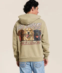 Tail Chasers Club Howlin' Good Time Hooded Sweatshirt Aluminum Sale