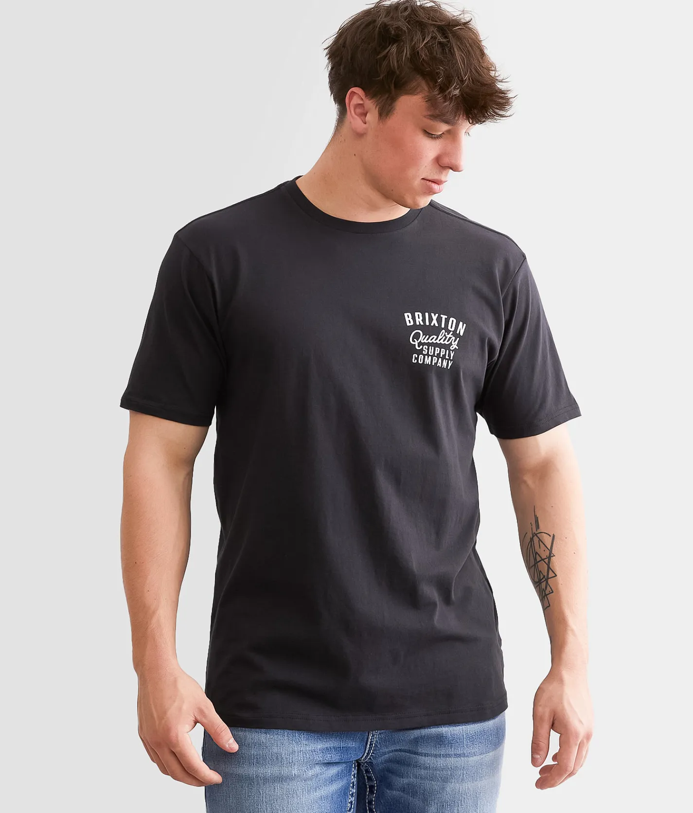 Graphic T-Shirts | Brixton Hubal T-Shirt Laurel Wreath