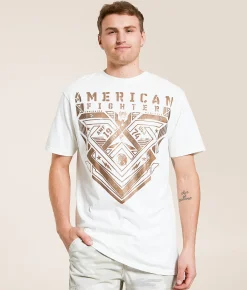 American Fighter Hubbell T-Shirt Antique White Sale