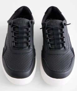 HEYDUDE™ Hudson Leather Sneaker Black White Online