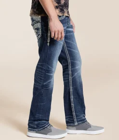 Rock Revival Jeans|Bottoms | Rock Revival Hunter Relaxed Taper Stretch Jean Hunter EQ202