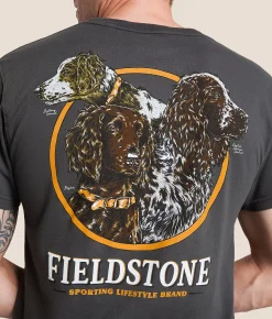 Fieldstone Hunting Spaniels T-Shirt Pepper Online