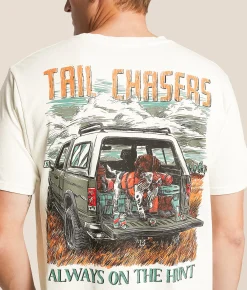 Tail Chasers Club Hunt T-Shirt Antique White Online