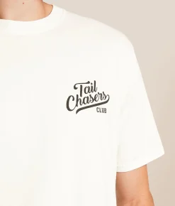Tail Chasers Club Hunt T-Shirt Antique White Online