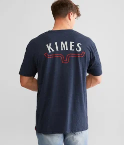 Kimes Ranch Huxton T-Shirt Midnight Navy New