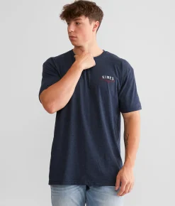 Kimes Ranch Huxton T-Shirt Midnight Navy New